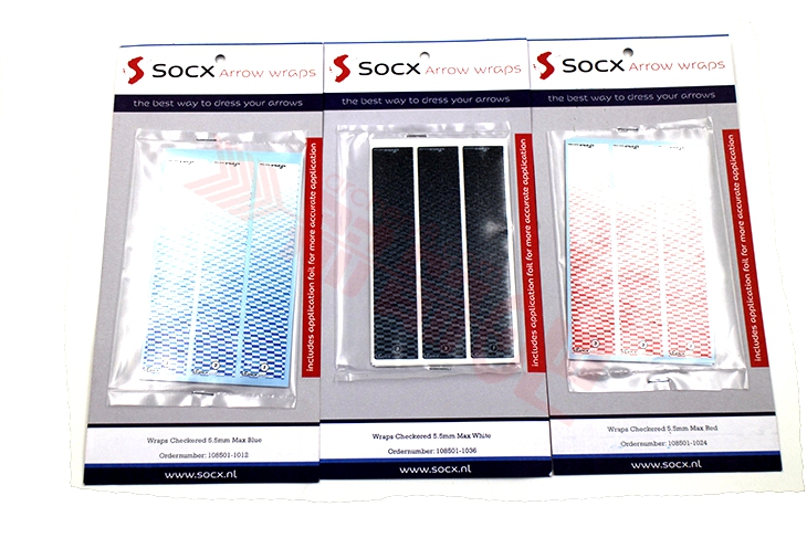 SOCX WRAPS CHECKERED 箭杆贴纸