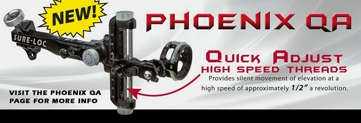 SURE-LOC SIGHT PHOENIX QA 400 反曲弓瞄架 瞄准器